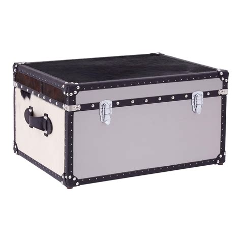 metal trunk box big size|outdoor metal storage trunk.